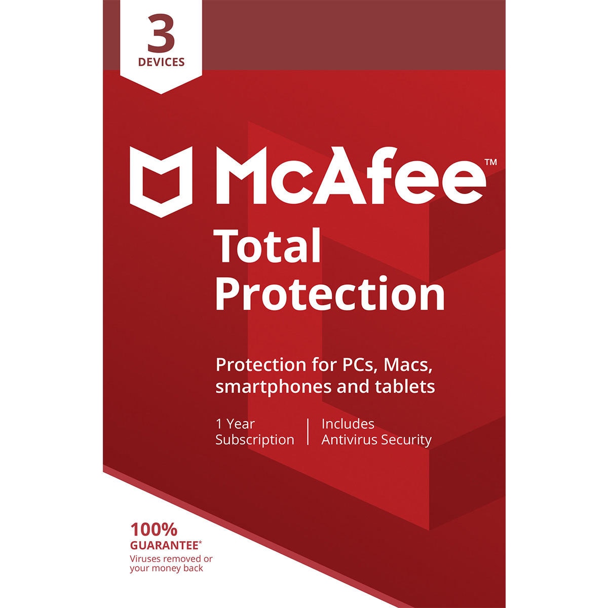 McAfee Total Protection 3 Device, 1 Year Costco UK