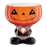 Halloween Candy Bowl in Orange cut out image