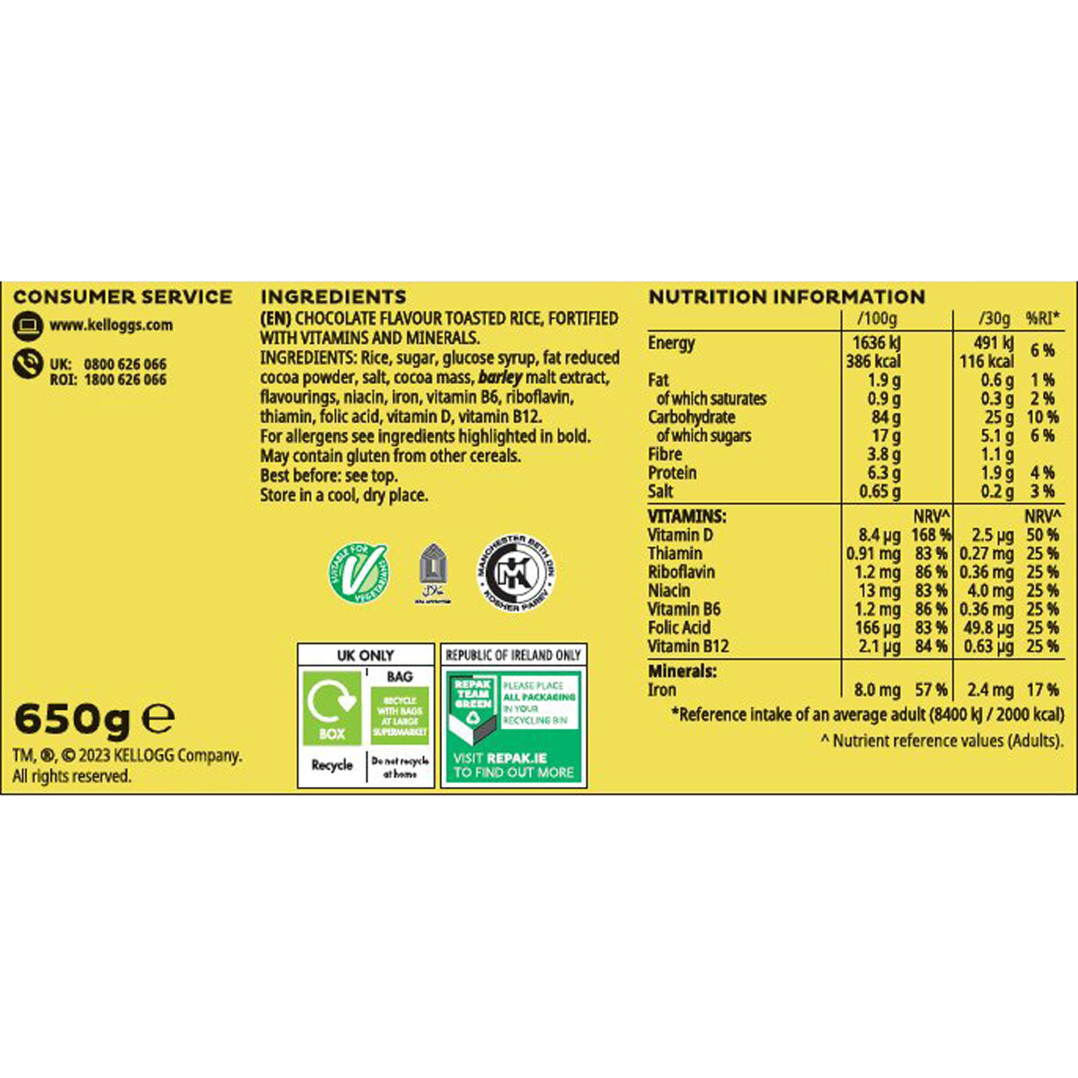 Nutritional Information