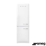 Smeg FAB32LWH5UK, 50's Style Fridge Freezer, Left Hand Hinge in White