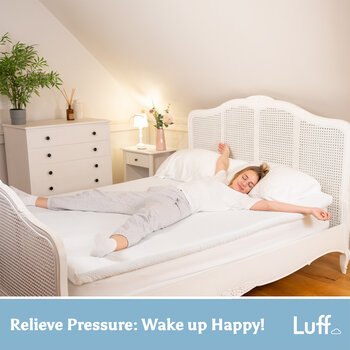 Luff Prestige Bamboo Memory Foam Mattress Topper in 4 Sizes