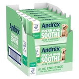 Andrex Fresh & Soothe Washlets, 12 x 36 Wipes