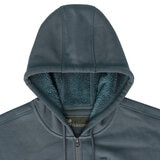 BC Clothing Fleece Lined Hoody in Dusty Blue Extra Large