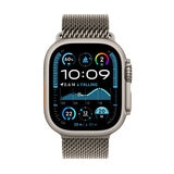 Apple Watch Ultra 2 GPS + Cellular, 49mm Titanium Case with Natural Titanium Milanese - Large, MX5T3QA/A