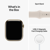 Buy APPLE WATCH S8 45 GOLD SS STarlight SP CEL-GBR, MNKM3B/A at Costco.co.uk