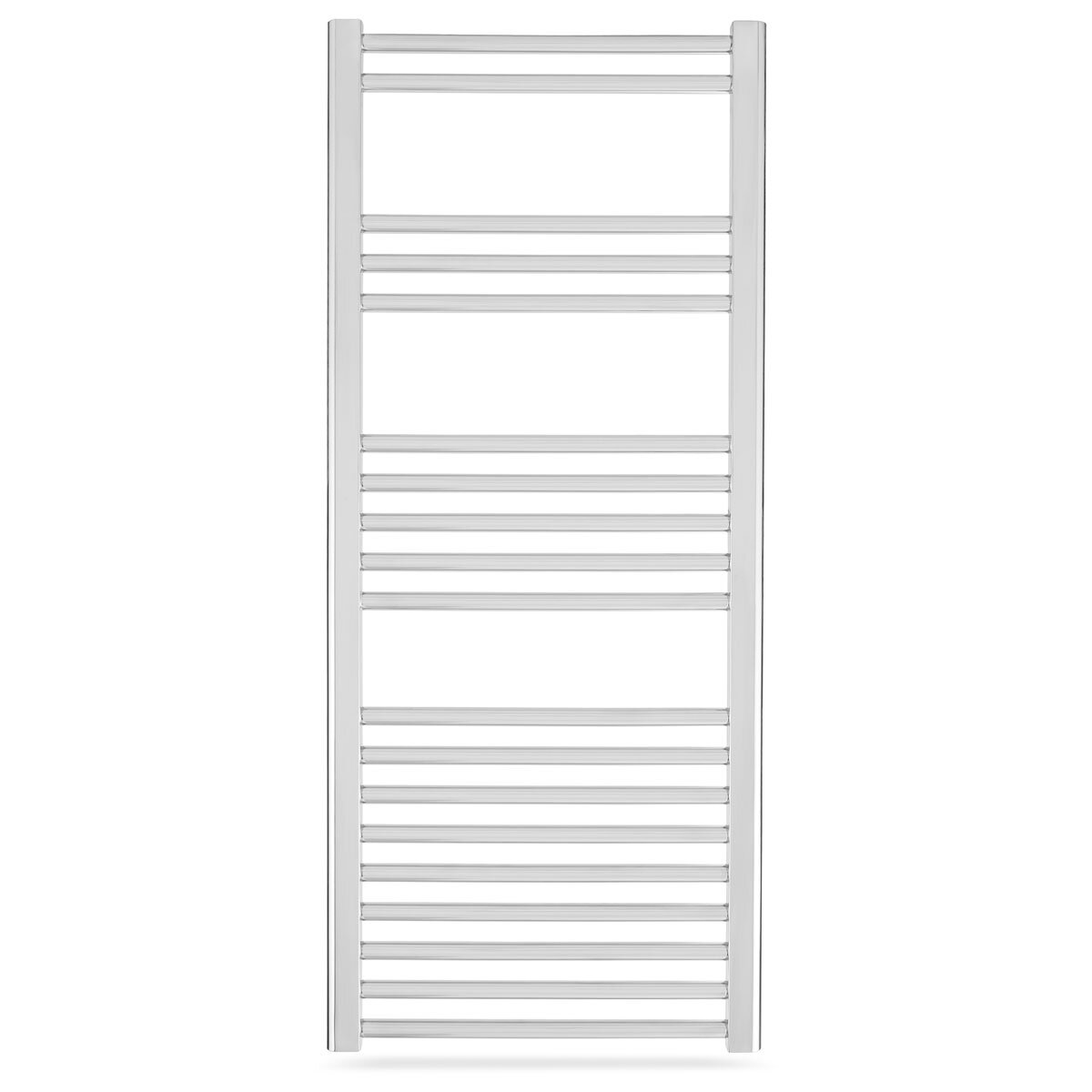 Pitacs Heating Chrome Heated Towel Rail -1175mm H x 500mm W x30mm D at costco.co.uk