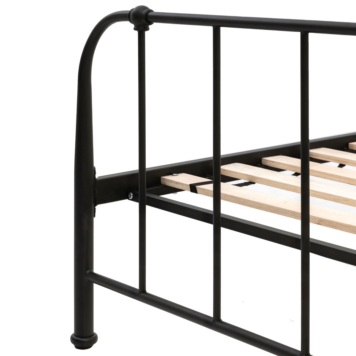 Gallery Loughton Black Metal Bed Frame, King