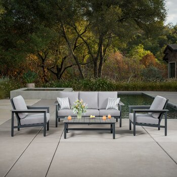 SunVilla Citadel 4 Piece Deep Seating Set + Cover SunVilla Citadel 4 Piece Deep Seating Set + Cover