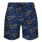 DKNY Mens Swim Shorts in Blue Logo
