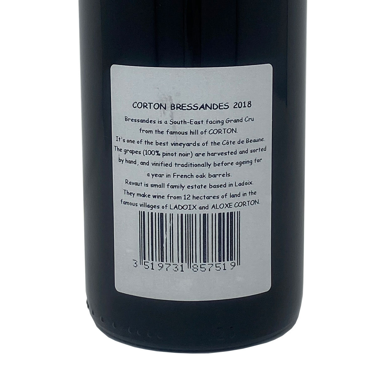 Domaine Ravaut Corton Bressandes Grand Cru 2018, 75cl