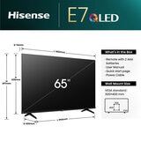 Hisense 65E7NQTUK 65 Inch QLED Freely Smart TV