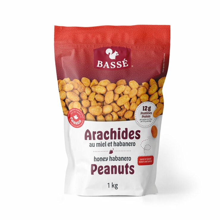 Basse Honey Habenero Peanuts, 1KG Basse Honey Habenero Peanuts, 1KG