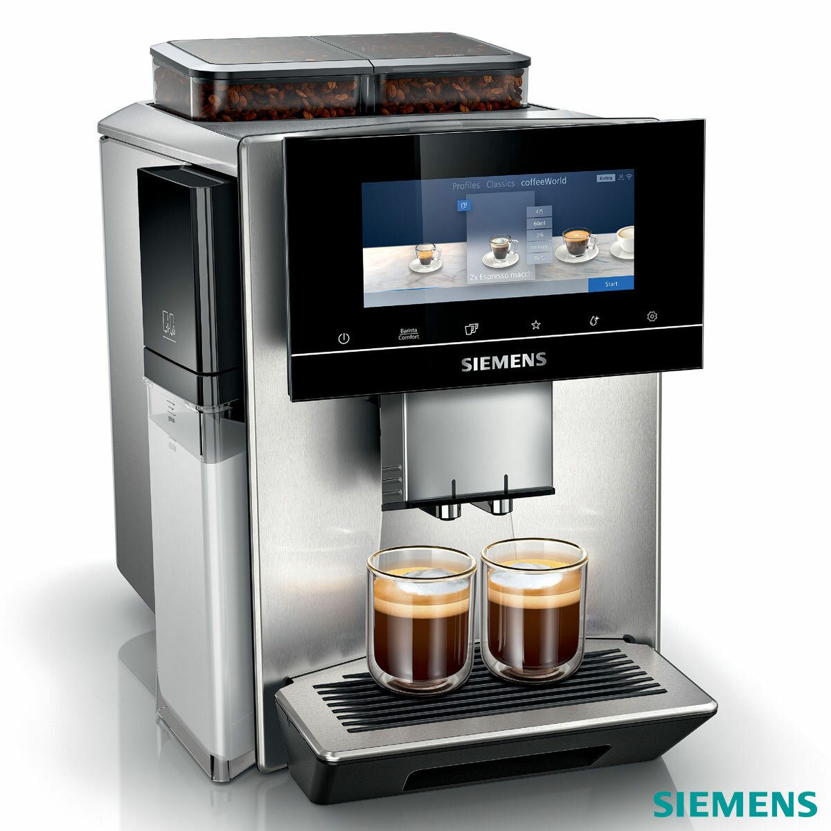 Siemens EQ900+ Bean to Cup Coffee Machine, TQ907GZ3 Siemens EQ900+ Bean to Cup Coffee Machine, TQ907GZ3