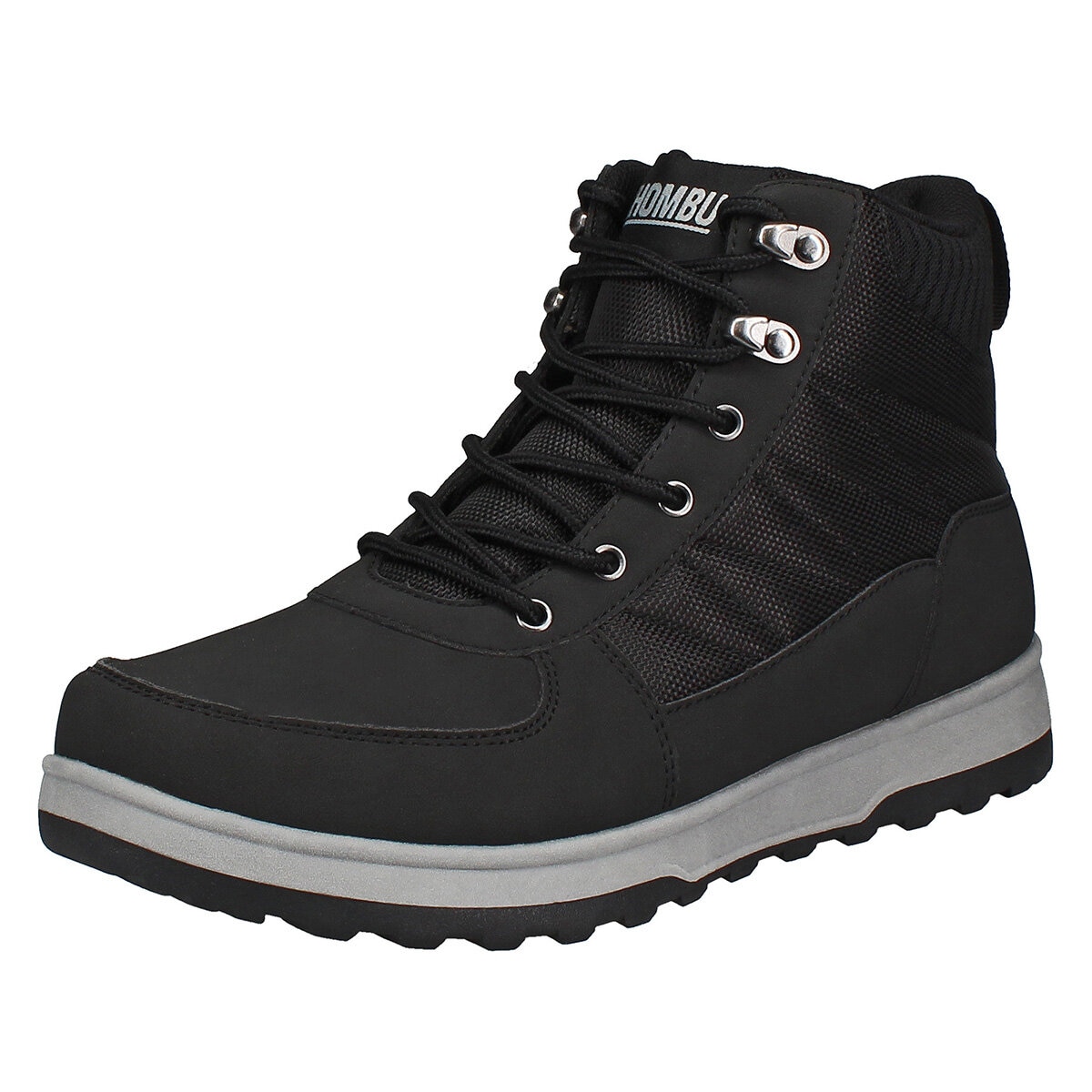 Khombu Mens Sneaker Boot in Black