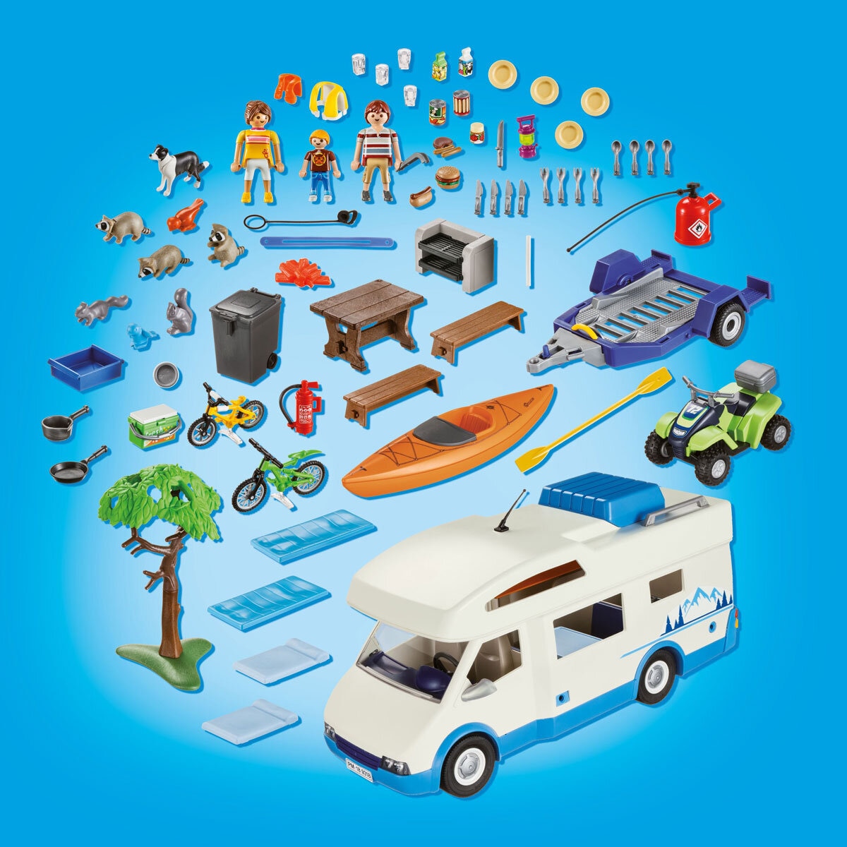 PLAYMOBIL Family Fun Camping Adventure (4+ Years)