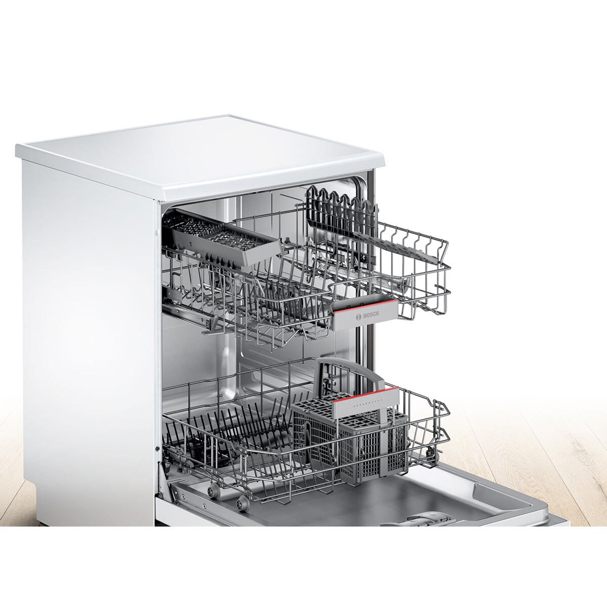 Bosch SMS46IW10G, 13 Place Settings Dishwasher A++ Rating In White ...