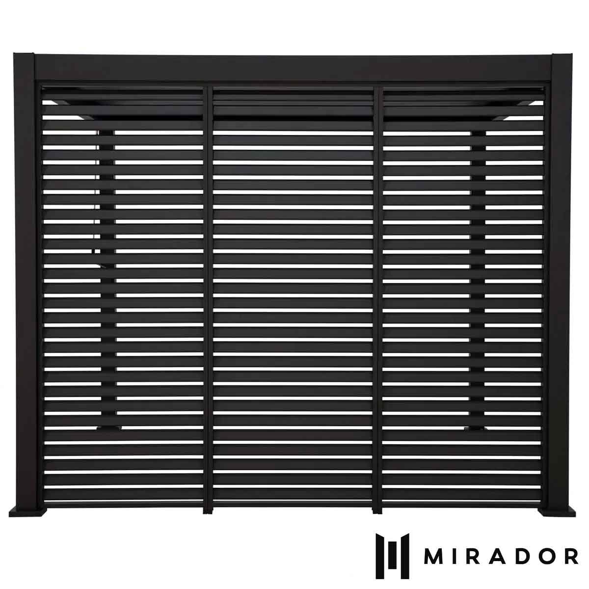 Mirador Louvered Wall (4 x 1m Width Sections) 