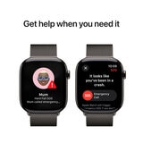 Buy Apple Watch Series 10 + Cellular, 46mm Slate Titanium Case with Black Sport Band S/M, MWYD3QA/A at costco.co.uk