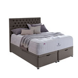 Pocket Spring Bed Company Mulberry Mattress & Pebble Grey Ottoman Divan with 4 Drawers in 3 Sizes