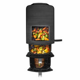 Gourmia Dual Basket Air Fryer showing top view window Gourmia Dual Basket Air Fryer showing top view window