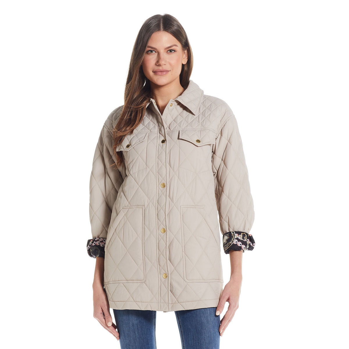 Weatherproof Ladies Quilted Shacket