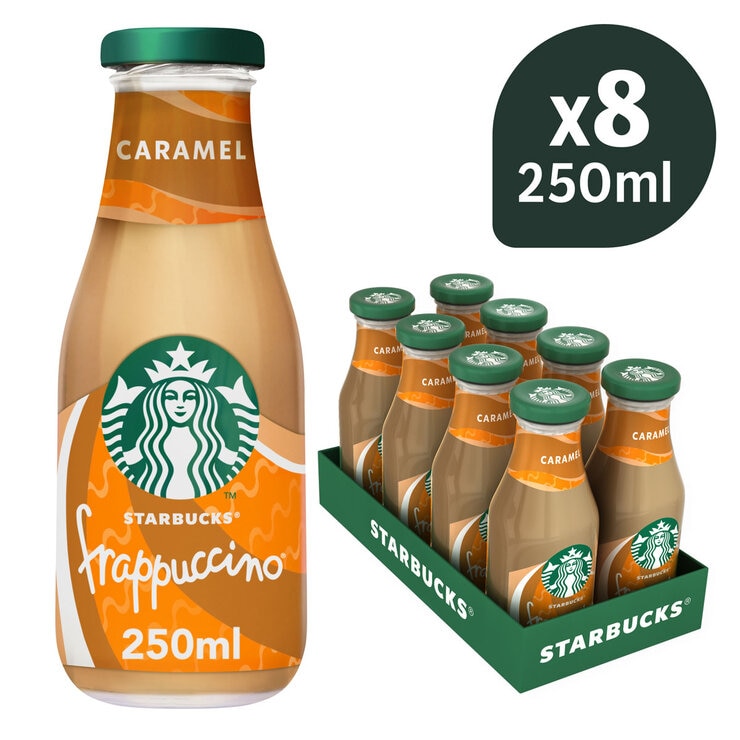 Starbucks Caramel Frappuccino, 8 x 250ml Starbucks Caramel Frappuccino, 8 x 250ml