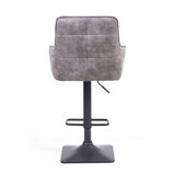 Orion Dark Grey Fabric Bar Stool 2 pack