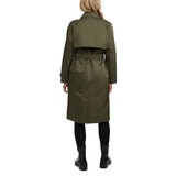 Scotch & Soda Ladies Trench Coat in Olive