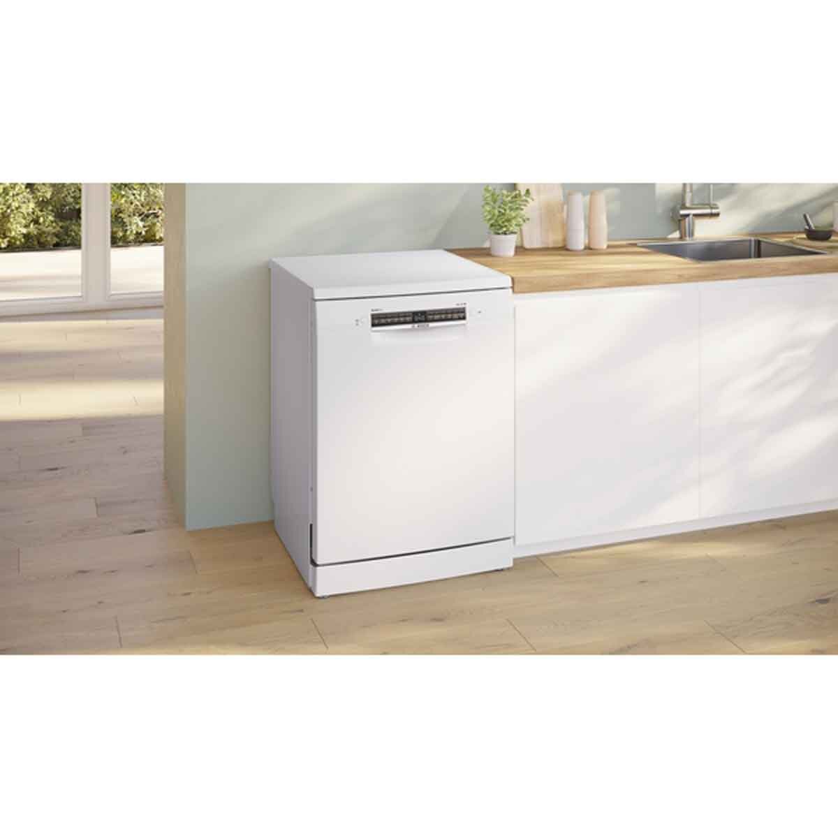 Buy Bosch SMS6ZCW10G Series 6 Freestanding 14 Place Setting Dishwasher, B Rated in White at Costco.co.uk