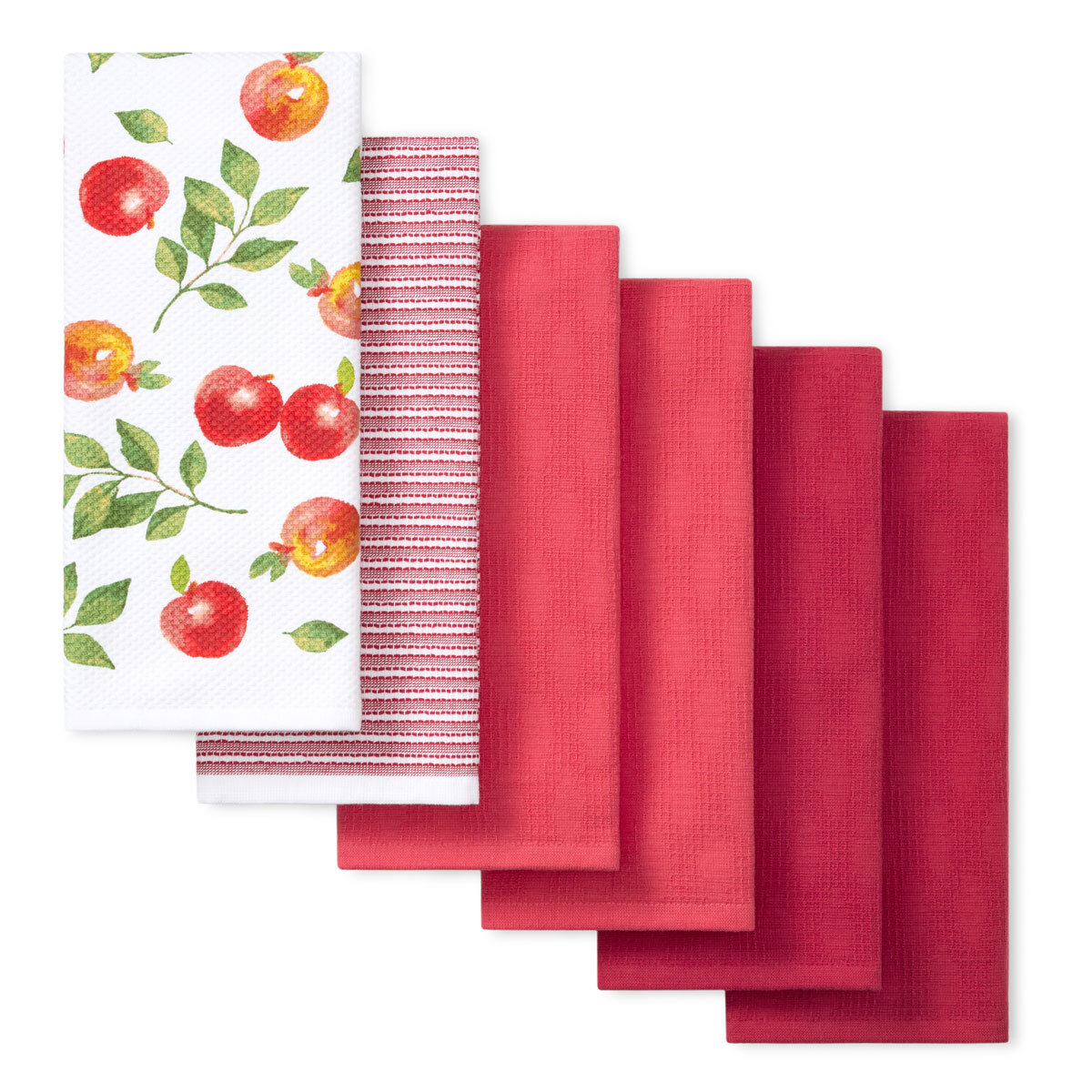 KitchenAid 6 Piece Printed Kitchen Towels, in 3 colours