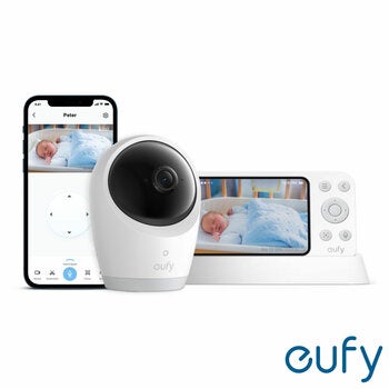 eufy E21 5" Smart Video Baby Monitor with 4K Pan-Tilt Camera eufy E21 5" Smart Video Baby Monitor with 4K Pan-Tilt Camera