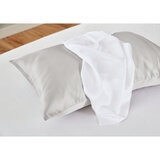 Bedeck of Belfast Mulberry Silk Pillowcase, 2 pack in Silver