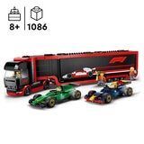 LEGO City F1® Truck with RB20 & AMR24 F1® Cars - Model 60445 (8+ Years)