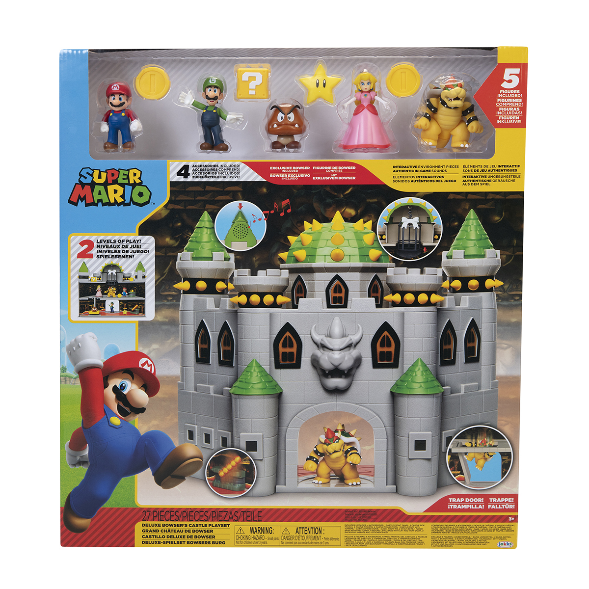 Nintendo™ Bowser Castle Playset With 5 Super Mario™ Figures