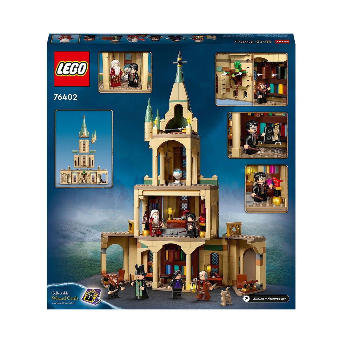 Buy LEGO HP Dumbledore's Office Back of Box Image at Costco.co.uk