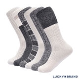 Lucky Cozy Boot Sock, 6 Pack