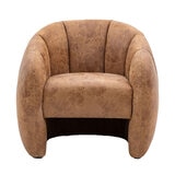 Gallery Atella Antique Tan Leather Tub Chair