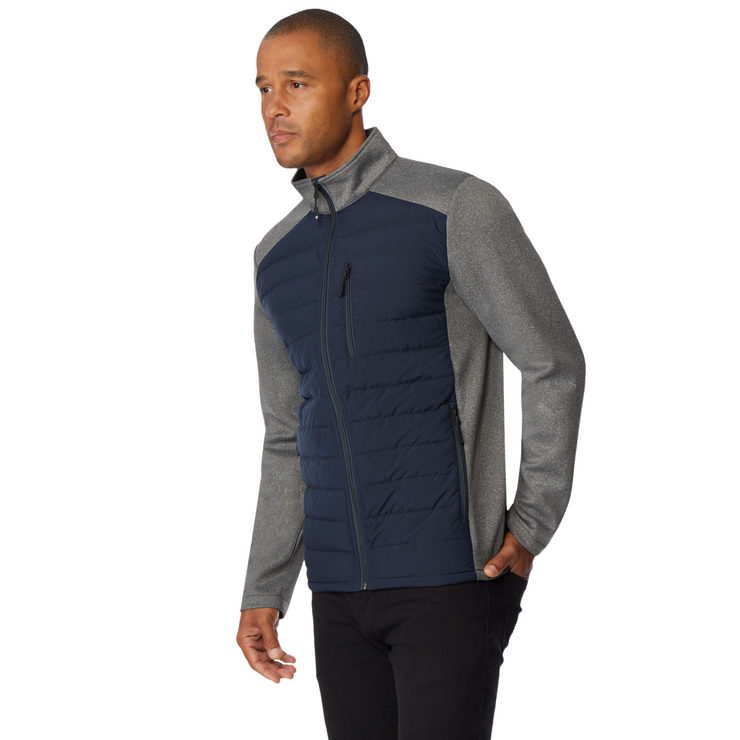 32 Degrees Men's Hybrid Jacket in Grey, Extra Large | Costco UK