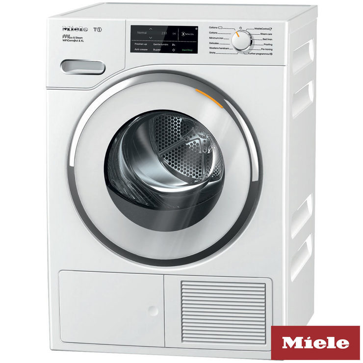 Miele Twj680wp, 9kg, Heat Pump Dryer A+++ Rated In White 