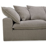 Aiden & Ivy Serene Modular Sofa in Beige