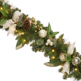 Garland with gold lights