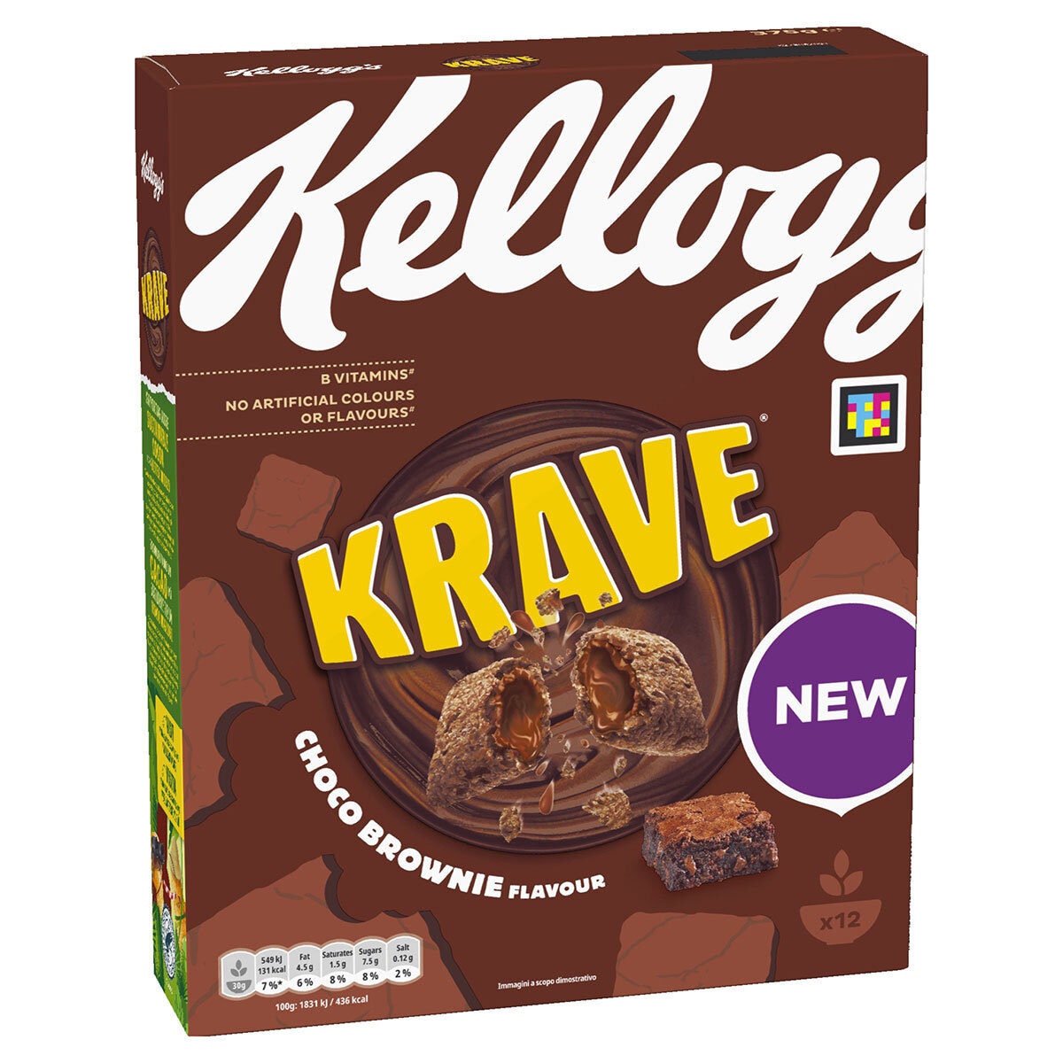 Kellogg's Krave Choco Brownie, 2 x 375g