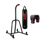 UFC Stand Bag Stand and Gloves and Bag Kit