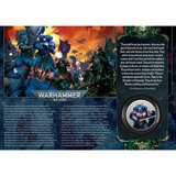 Official Limited Edition Warhammer 40,000 Medal Cover by Royal Mail.