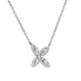 0.48ctw Round Brilliant Cut Diamond Pendant, 18ct White Gold