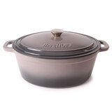 BergHOFF Neo Cast Iron 35cm 7.5L Oval Casserole - Oyster