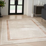 Glitz Cream Border Rug