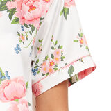 Flora Nikrooz Satin 2 PC Short Notch Pyjama Set in Cream