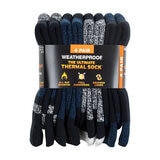 Weatherproof Mens Thermal Sock 4 Pack in Navy