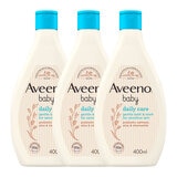 Aveeno Baby Hair & Body Wash, 3 x 400ml  (please create 3 pack)